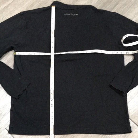 Spider Black Embroidered Insignia Pull-Over Quarter Zip size L - Picture 12 of 12